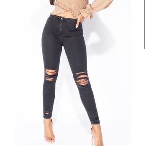 High-waist Jeggings